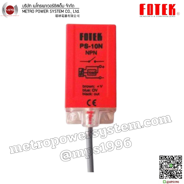 PS-10N FOTEK PROXIMITY SENSOR NPN/NO