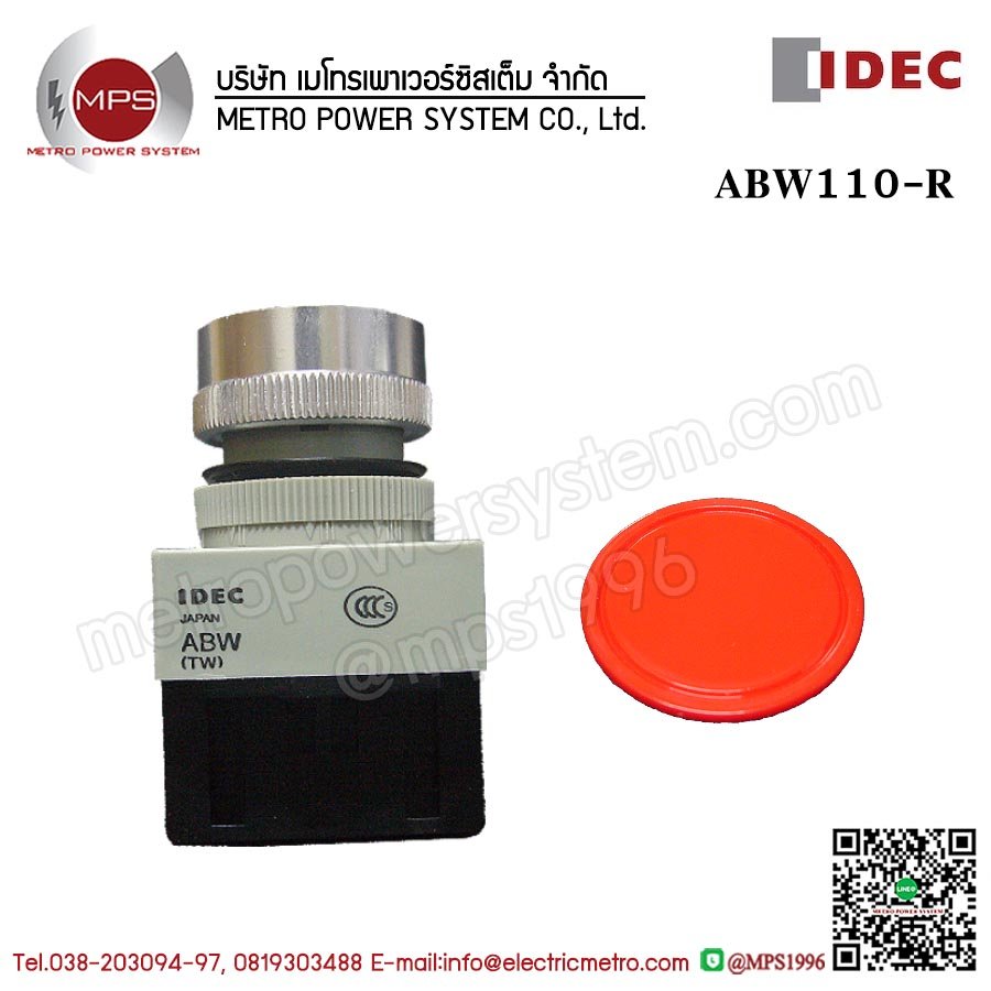 ABW110-R IDEC PUSHBUTTON RED