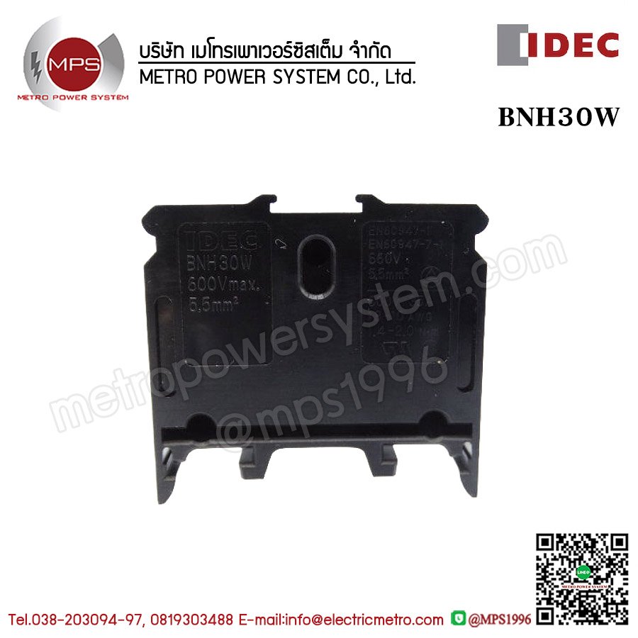 BNH30W IDEC TERMINAL BLOCKS 600V- 30A 12MM